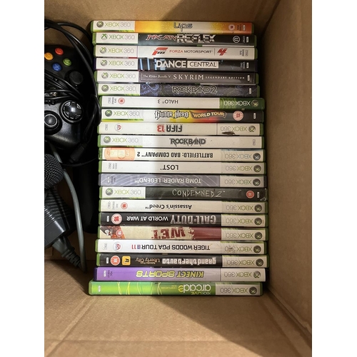 223 - X-Box 360 with games and accessories