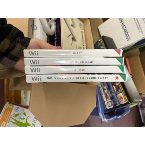 224 - Nintendo Wii games console including Wii fit games accessories