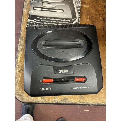 226 - Sega Mega Drive 2 with games and accessories