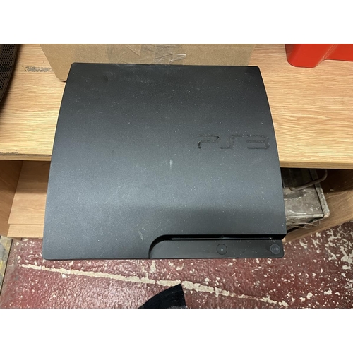 229 - 2 Playstation 3 consoles together with large collection of games and controller