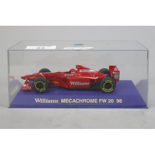 23 - 2 Scalextric Cars to inc. Special Edition Williams Mecachrome FW 20 98