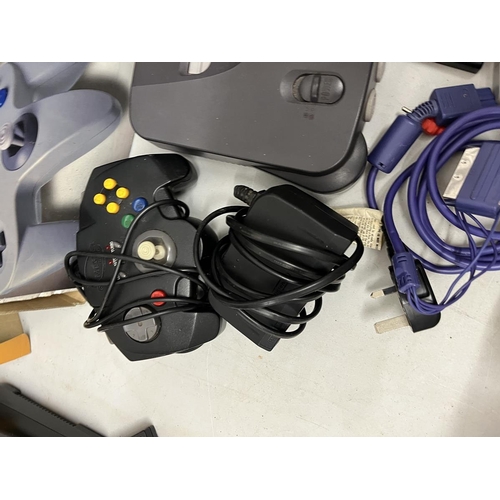 240 - Nintendo 64 in original box with games