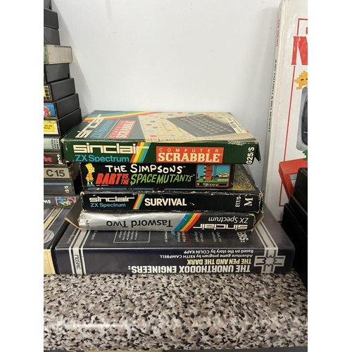 243 - Huge collection of Sinclair Spectrum computers with games and accessories