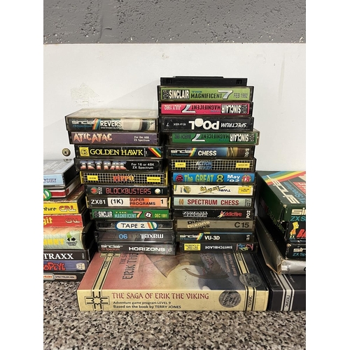 243 - Huge collection of Sinclair Spectrum computers with games and accessories