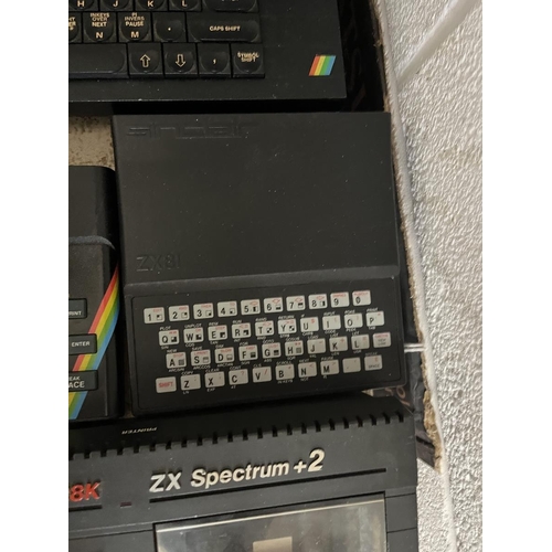 243 - Huge collection of Sinclair Spectrum computers with games and accessories