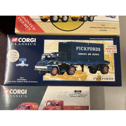 262 - Collection of Corgi die cast vehicle in original boxes to include Heavy Haulage etc