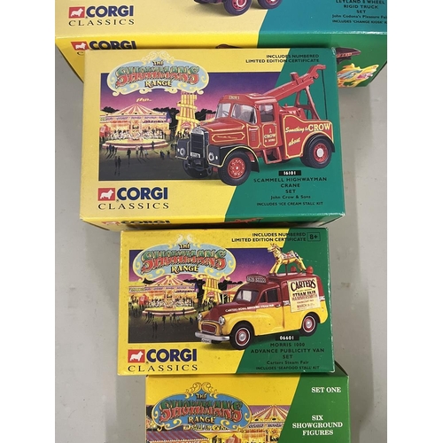 271 - Collection of Corgi Classics the Showman's Range die cast vehicles in original boxes