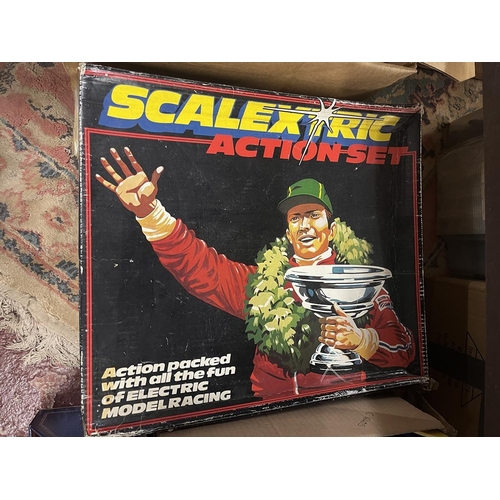 279 - Scalextric set with extra track