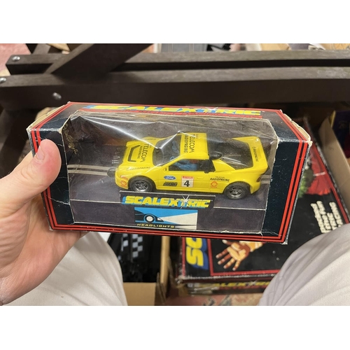 280 - Collection of boxed Scalextric cars and ephemera