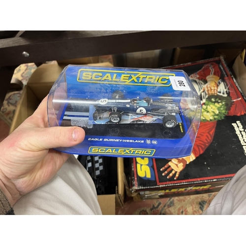 280 - Collection of boxed Scalextric cars and ephemera