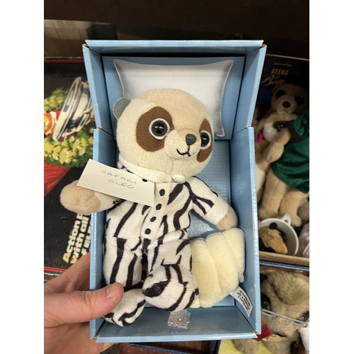 287 - Large collection of Meerkat toys