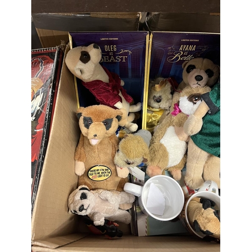 287 - Large collection of Meerkat toys