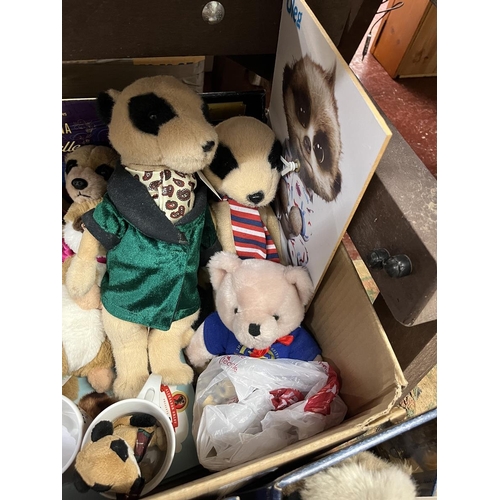 287 - Large collection of Meerkat toys