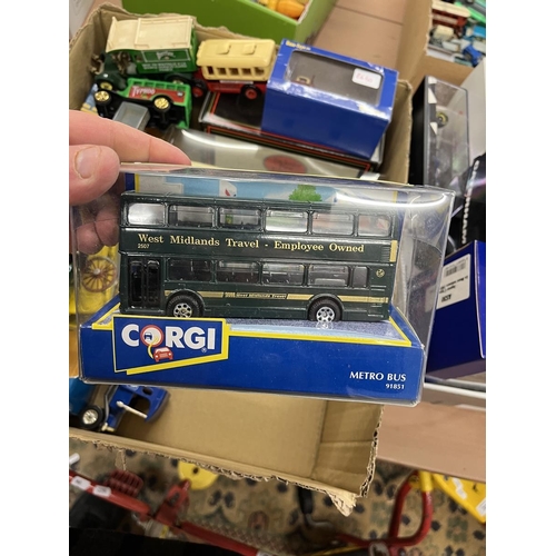 294 - Collection of mainly die cast buses