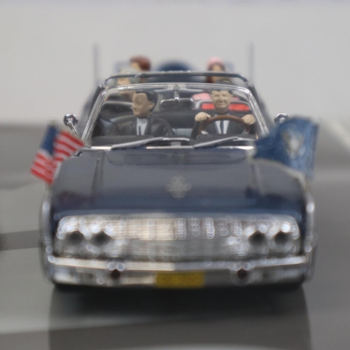 30 - Model of JFK's Lincoln Continental (Cased)