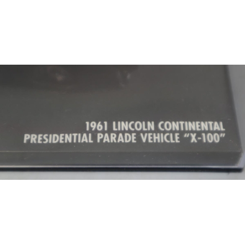 30 - Model of JFK's Lincoln Continental (Cased)