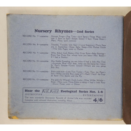 31 - 1920's 78rpm childrens nursery rhymes