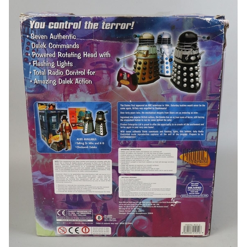 33 - Product Enterprise R/C Dalek from 1975's Doctor Who Genesis of the Daleks story in original A/F box