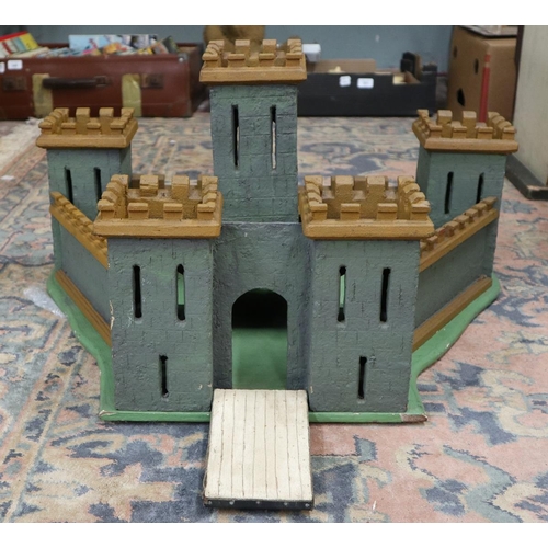 350 - Scratch-built model fort