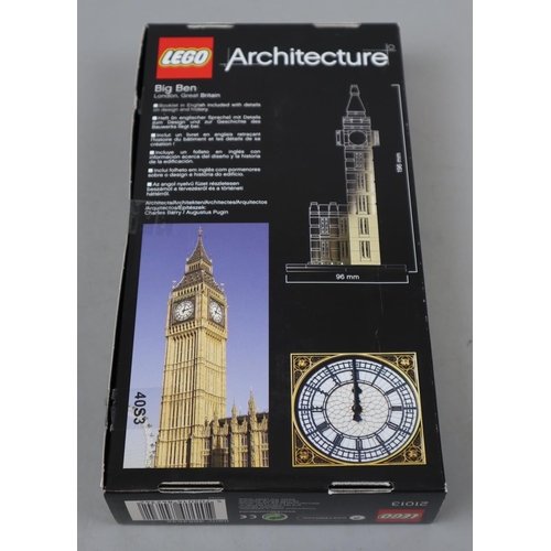 388 - Lego Architecture 21013 Big Ben complete in original box