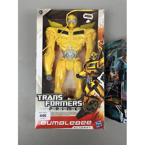 446 - 2 Hasbro Transforms in original packaging