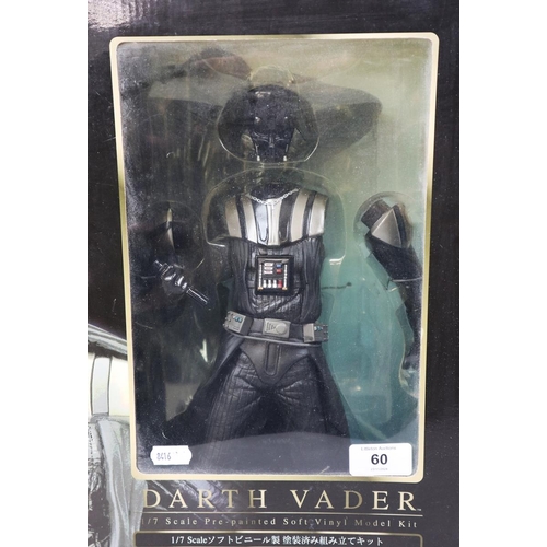 60 - Star Wars 1/7 pre painted vinyl model kit - Darth Vader in sealed box