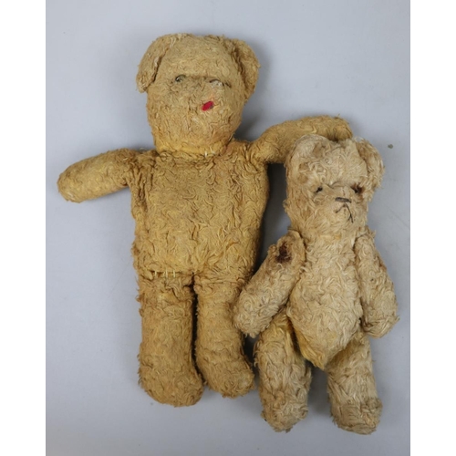 91 - 4 Pelhem puppets together with 2 vintage teddys