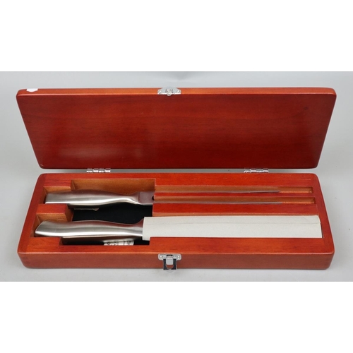 265 - Cased carving set