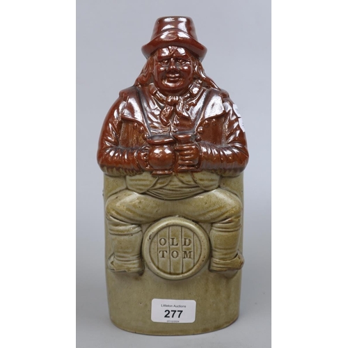 277 - Earthenware figure bottle Old Tom by Oldfield & Co. - Approx height: 27cm