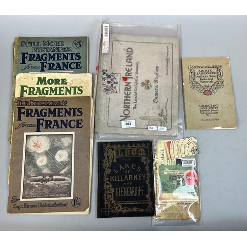 383 - Collection of ephemera