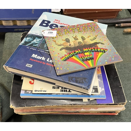 402 - Collection of Beatles records & ephemera