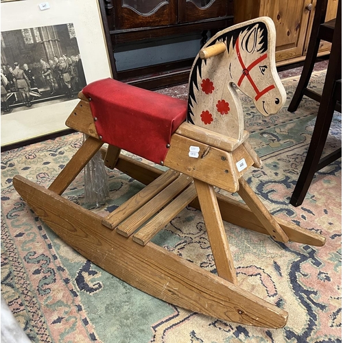 446 - Vintage child's rocking horse