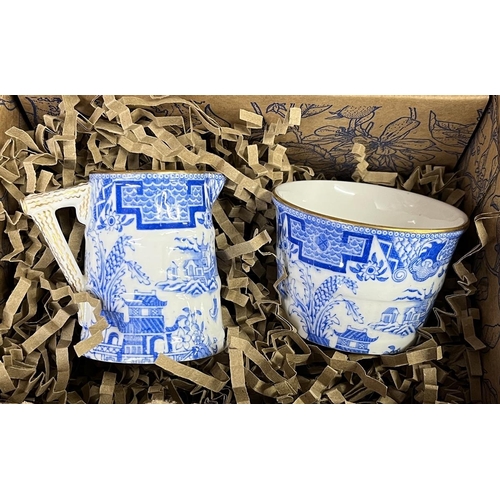 549 - Royal Worcester toothpick jug and bowl