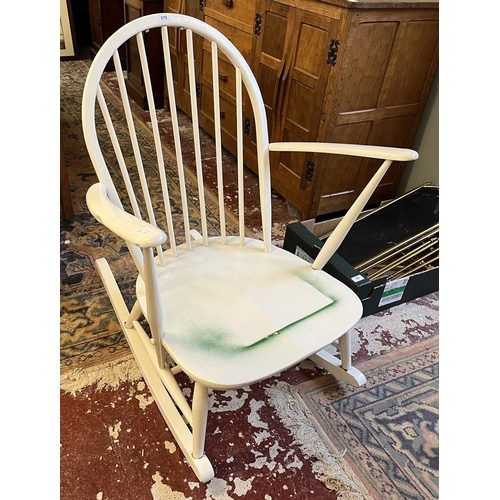 579 - Rocking Chair (white painted)