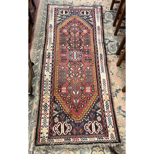 700 - Vintage Southern Persian 'Gabbeh' , all wool, handwoven rug - Approx 210cm x 85cm