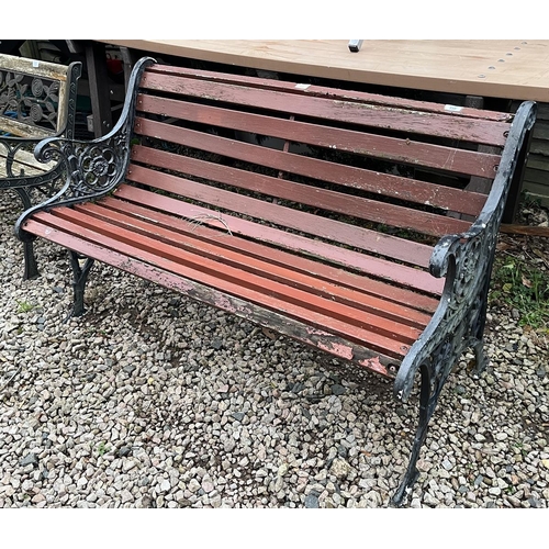 710 - Garden bench A/F