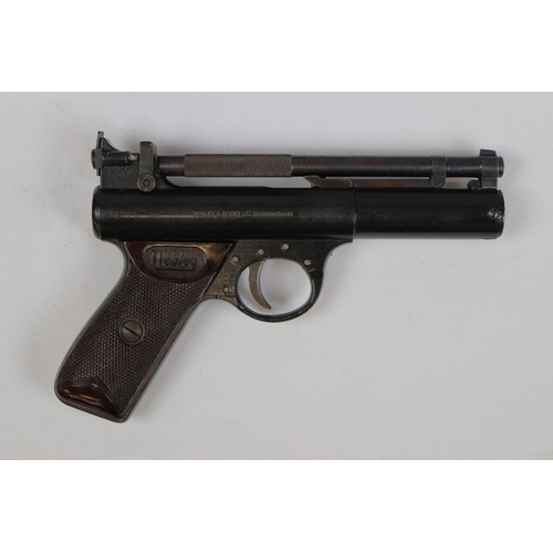 213 - Webley 'Premier' .22 air pistol in box