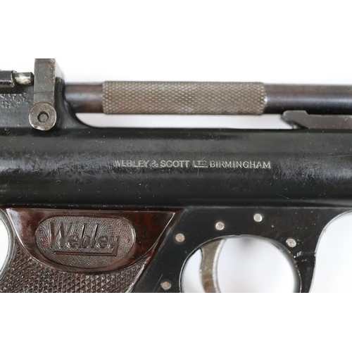 213 - Webley 'Premier' .22 air pistol in box