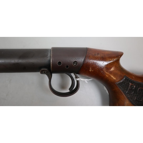 215 - BSA Standard No.2 .22 underlever T series air rifle from 1930's