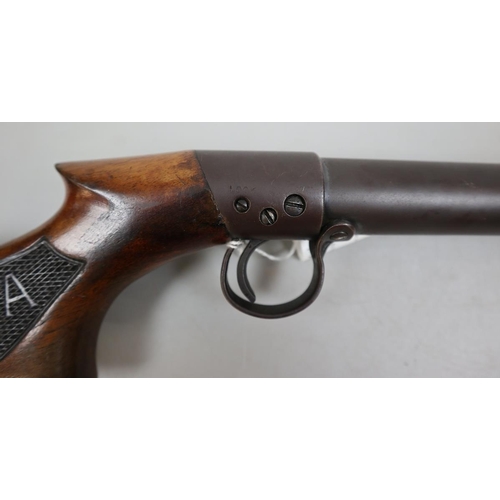 215 - BSA Standard No.2 .22 underlever T series air rifle from 1930's