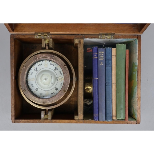 224 - Cased lifeboat compass