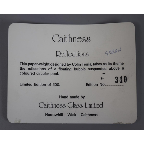 288 - Collection of 5 Caithness paperweights in original boxes low run limited editions - Reflections, Ast... 