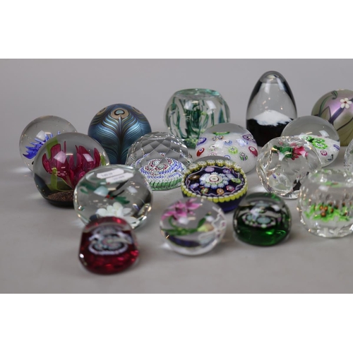 289 - Collection of paperweights to include Caithness, Selkirk and Orient & Flume