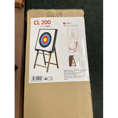 350 - Collection of archery to include bow, arrows target etc