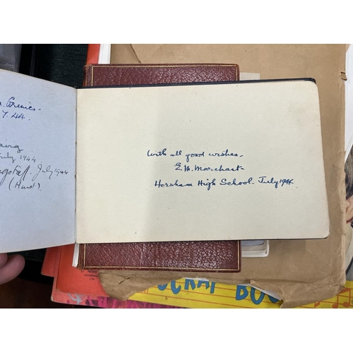 379 - Collection of autograph books