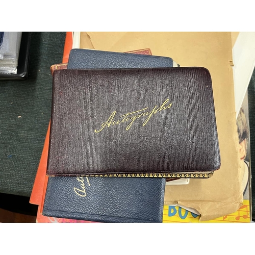 379 - Collection of autograph books