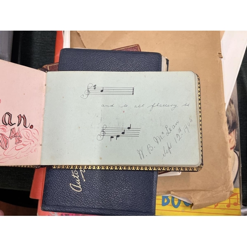 379 - Collection of autograph books