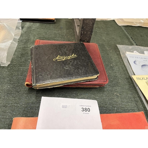 379 - Collection of autograph books