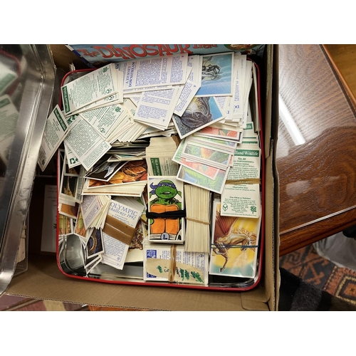 406 - Collection of cigarette cards & stamps