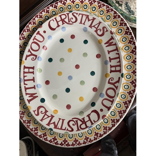 444 - Large collection of Christmas themed Emma Bridgewater pottery